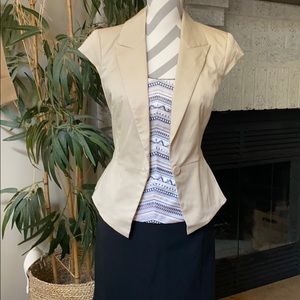 Tan Blazer/ Suit Jacket